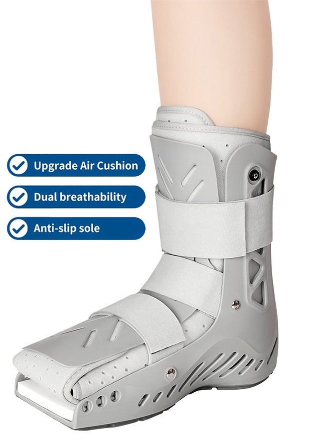 Air Walking Boot, Adjustable Air Foot Orthopedic Shoes, Medical Orthosis Cam Walker Brace, Suitable for Ankle Sprain and Fracture Recovery (Left) - Image 1