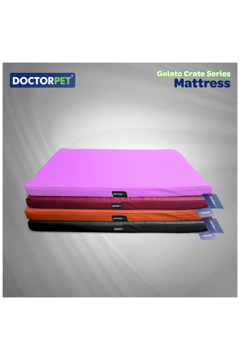 DOCTERPET Doctor Pet Gelato Series Crate Mattress X-Large - 69x107x6cm - Black - Soft Washable Fabric, Cooling Effect, Eco-Friendly Fill, Non-Slip Base - Ideal for Large Dogs - Image 5