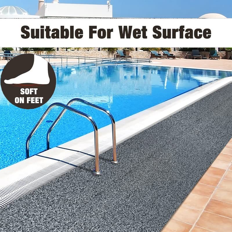 NESTPRIME Rubber Anti Slip Bathmat for BathroomKitchen Waterproof Anti Skid Mats for Home EntranceLiving Room RugsFloor Mats for Home Office Multipurpose Use 2x3 Feet Grey - Image 5