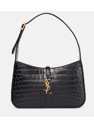 Crocodile Embossed Black