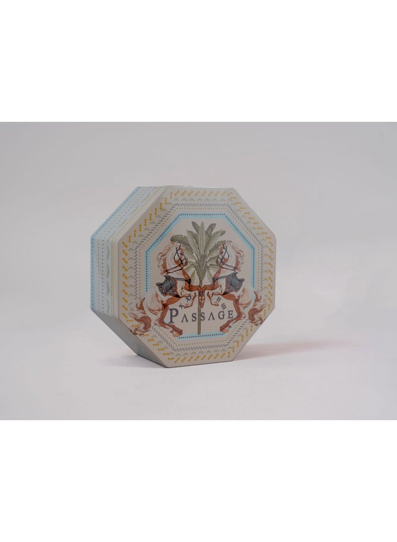 باسيدج صندوق العود التراثي من PASSAGE – مجموعة بخور متكاملة مع مبخرة، ولاعة صغيرة، ملقط وفحم - Image 4