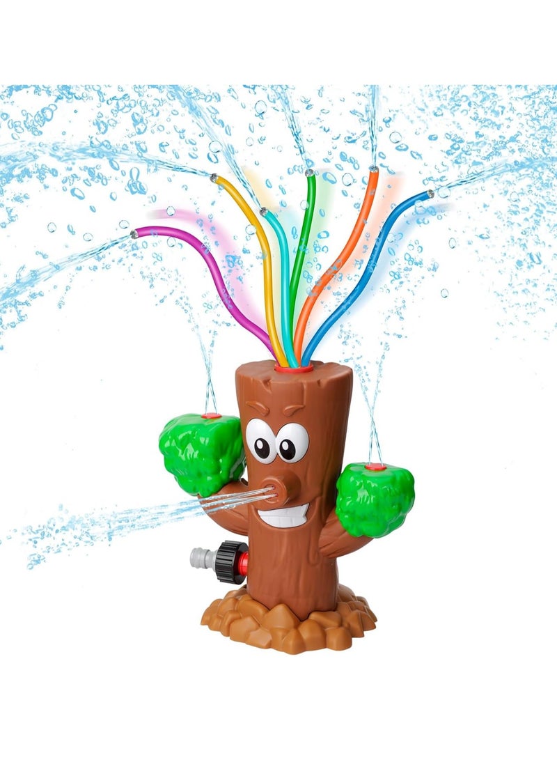 Excefore Water Sprinkler for Kids, Summer Outside Toys Backyard Games with 6 Wiggle Tubes, Summer Sprinkler Toy for Lawn Backyard Outside Water Game for 3 4 5 6 7 8 Year Old Boys Girls Gift - Image 1