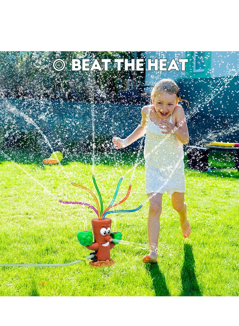 Excefore Water Sprinkler for Kids, Summer Outside Toys Backyard Games with 6 Wiggle Tubes, Summer Sprinkler Toy for Lawn Backyard Outside Water Game for 3 4 5 6 7 8 Year Old Boys Girls Gift - Image 5