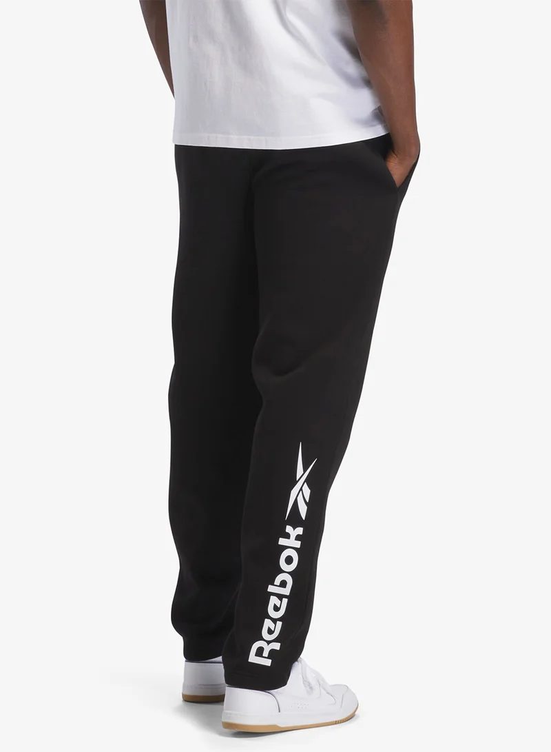 Reebok Identity Logo Open Hem Fleece Sweatpants