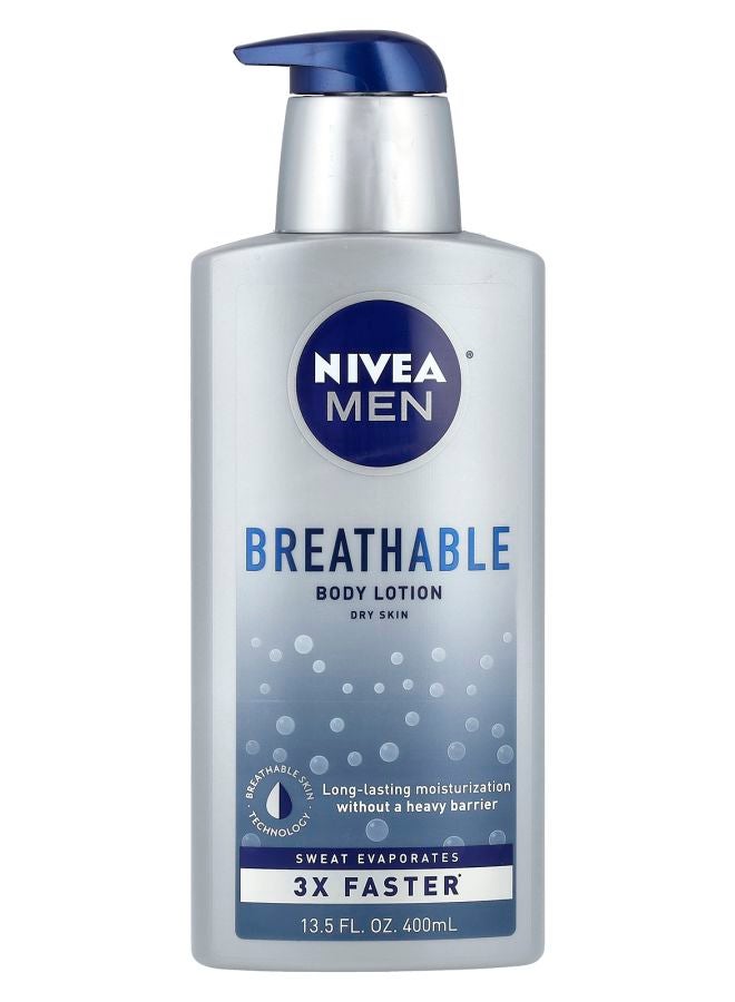 Nivea Men Breathable Body Lotion 13.5 fl oz (400 ml)