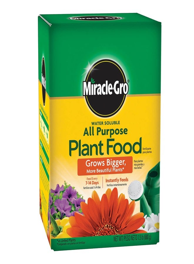 Miracle-Gro Water Soluble All Purpose Plant Food, 1.5 lbs. - Image 1