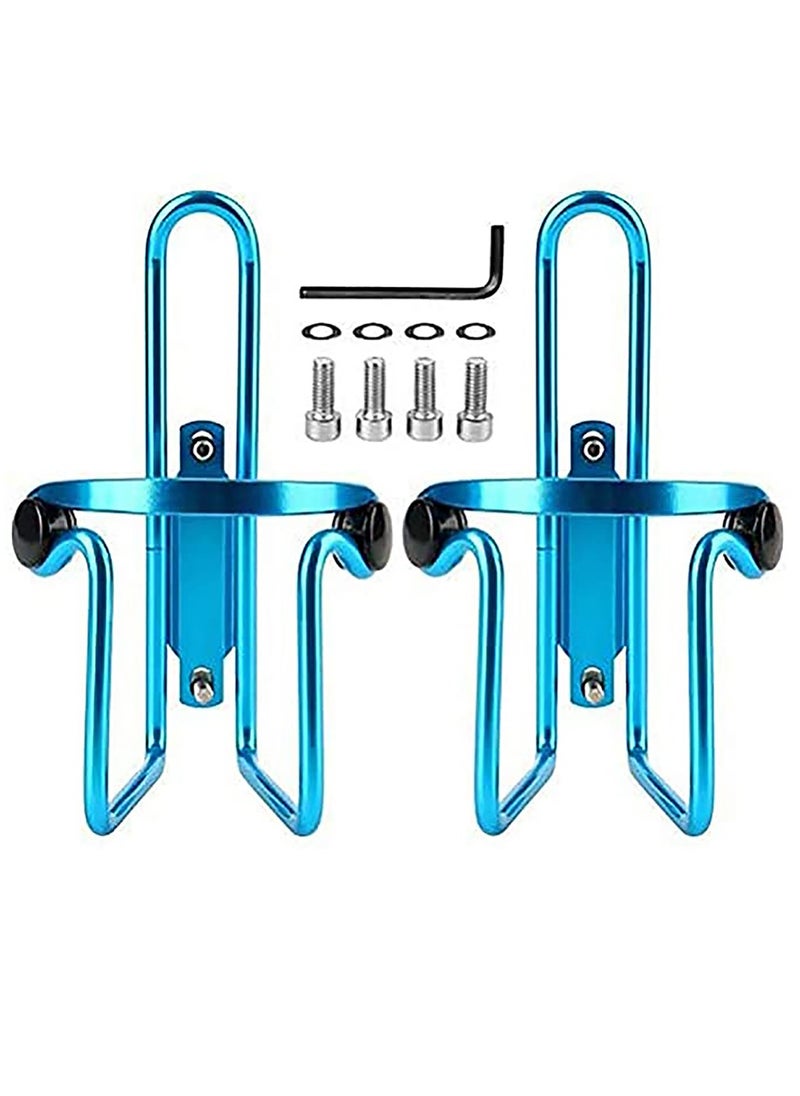 SYOSI 2 PCS Adjustable Bike Water Bottle Cage, Lightweight Aluminum Alloy Bicycle Water Bottle Holder for Most Bikes  - Image 1