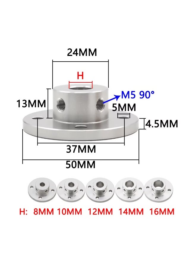 Generic Aluminium Flange Coupling Motor Guide Shaft Connector  - Image 2