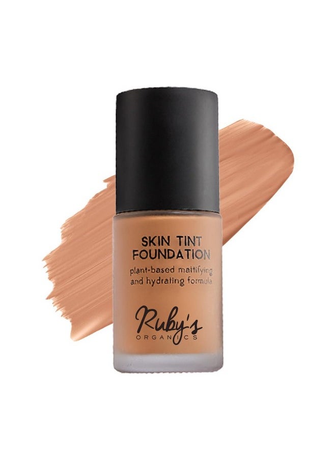 Ruby's Organics - Ruby's Organics Liquid Foundation for Face Makeup - Waterproof, Full Coverage Blendable, Long Lasting, Matte Finish and Poreless, Normal to Oily Skin, Vegan, Paraben and Silicon-Free, Shade M02.2, 30 ml - Image 1