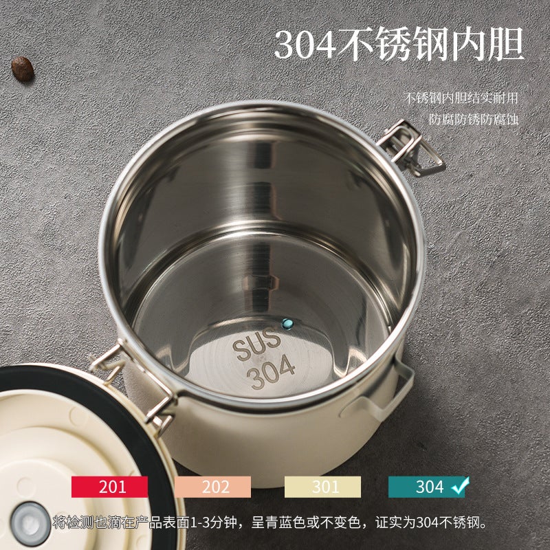 304 Stainless Steel Sealed Can, Coffee Can, Milk Powder Can, Tea Can, Cat Food, Dried Fruit, Coffee Bean Preservation Can, Storage Can - Image 5