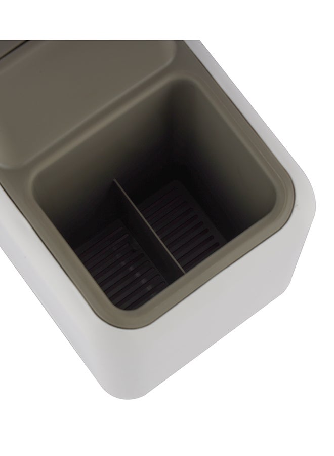 Royalford Kitchen Tool Organizer RF12481 Multifunctional Storage Solution with Multiple Compartments, Universal Slots for Spoon, Fork, Knives, Cutlery, Smart, Space-Saving Plastic Holder Multicolor - Image 5
