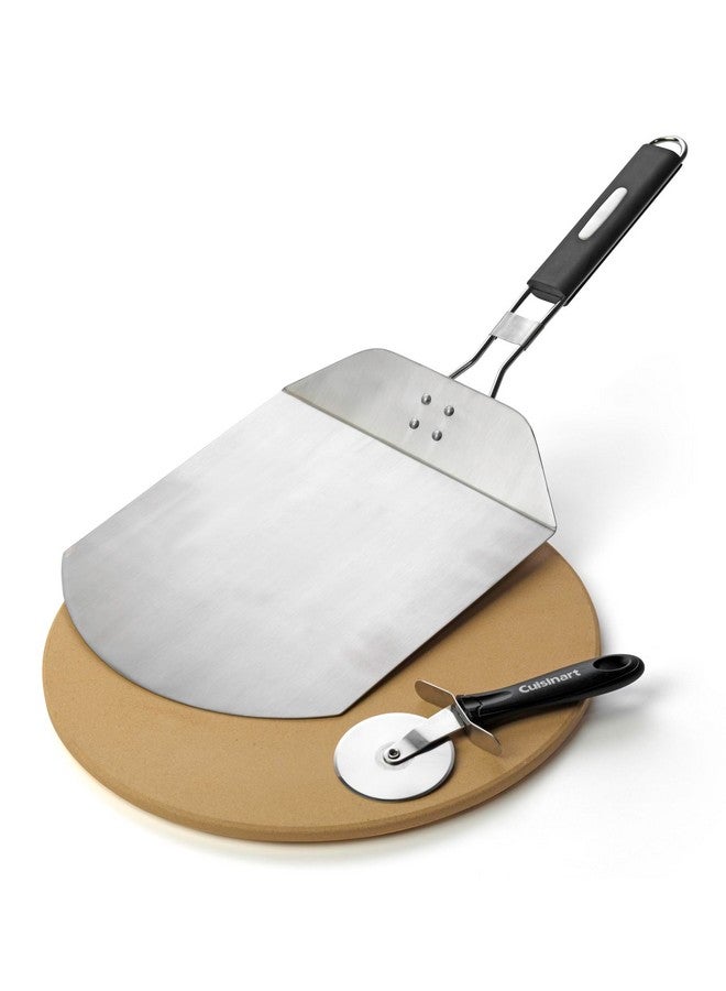Cuisinart Cuisinart CPS-445, 3-Piece Pizza Grilling Set, Stainless Steel  - Image 1