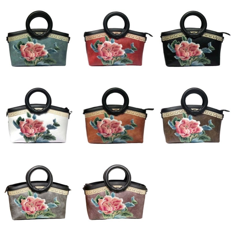Bags For Women 2025 Retro Chinese Style Embroider With Cheongsam Hand-Held Crossbody Shoulder Bag For Women Jumei 298726 - Image 5