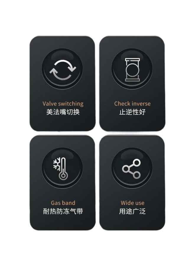 PEAK Multi-Functional High-Pressure Pump For Mountain Bikes, Electric Bikes, Motorcycles, Balls, Swimming Rings, And General Inflation - Image 3