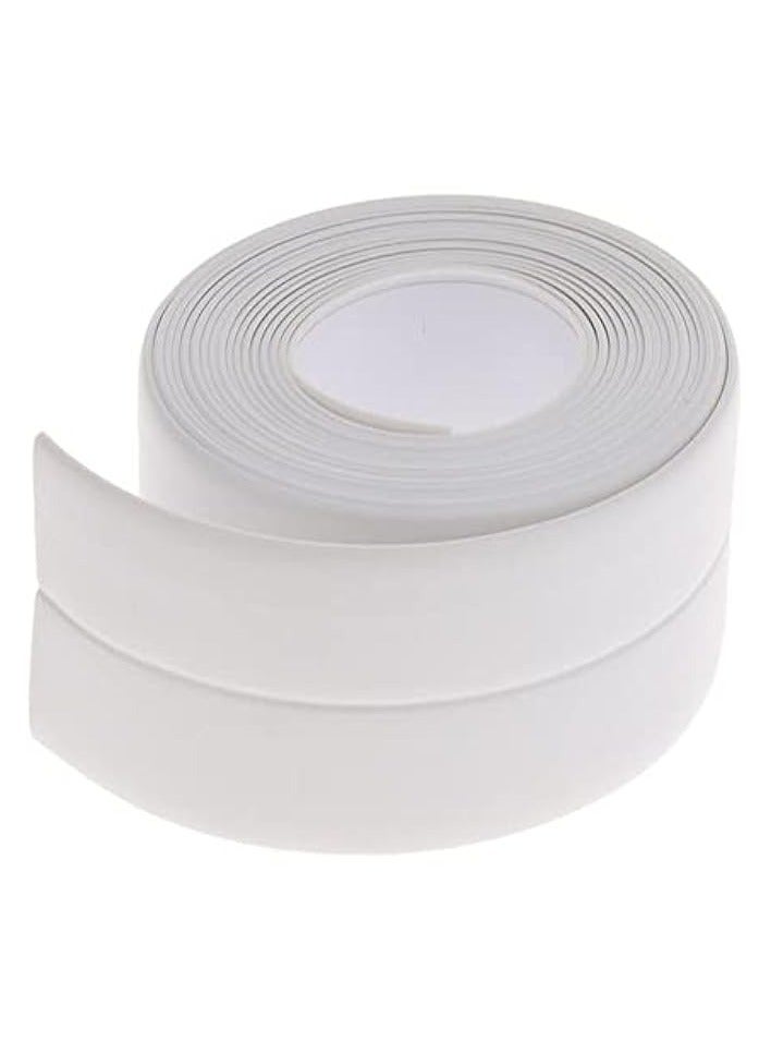 erorex Caulk Tape Waterproof Self Adhesive, 2 Rolls White Caulking Sealant Strip for Kitchen, Countertop, Bathroom, Sink, Bathtub, Toilet, Floor Wall Edge Protector with Sealing Tool (1.5" x 10.5Ft) - Image 4