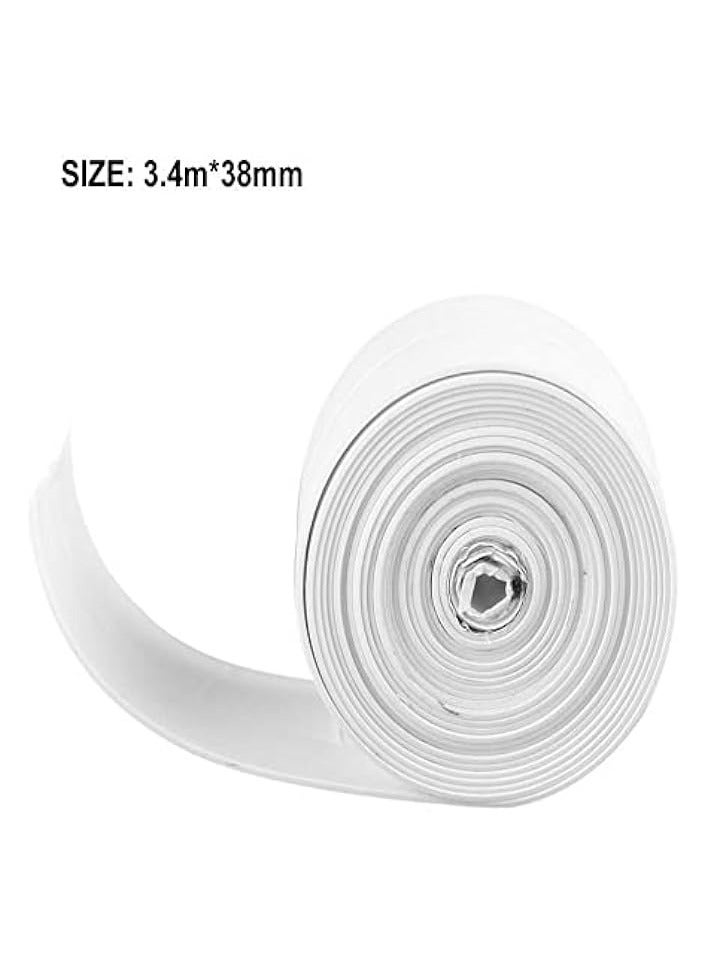 erorex Caulk Tape Waterproof Self Adhesive, 2 Rolls White Caulking Sealant Strip for Kitchen, Countertop, Bathroom, Sink, Bathtub, Toilet, Floor Wall Edge Protector with Sealing Tool (1.5" x 10.5Ft) - Image 2