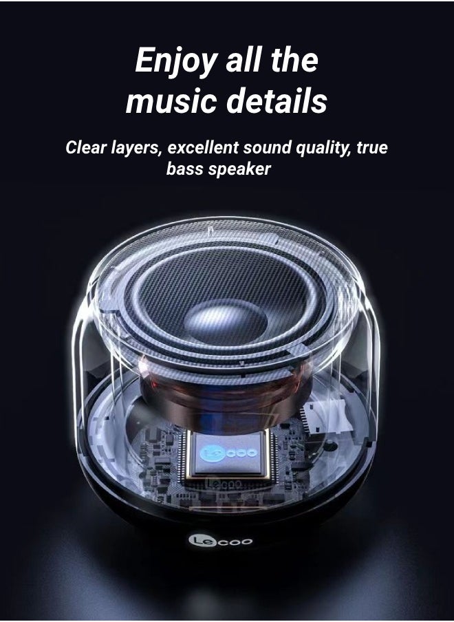 ZHONGXIN - Bluetooth Speaker  Outdoor Portable Super Light Dynamic Color Change Light Show - Image 1