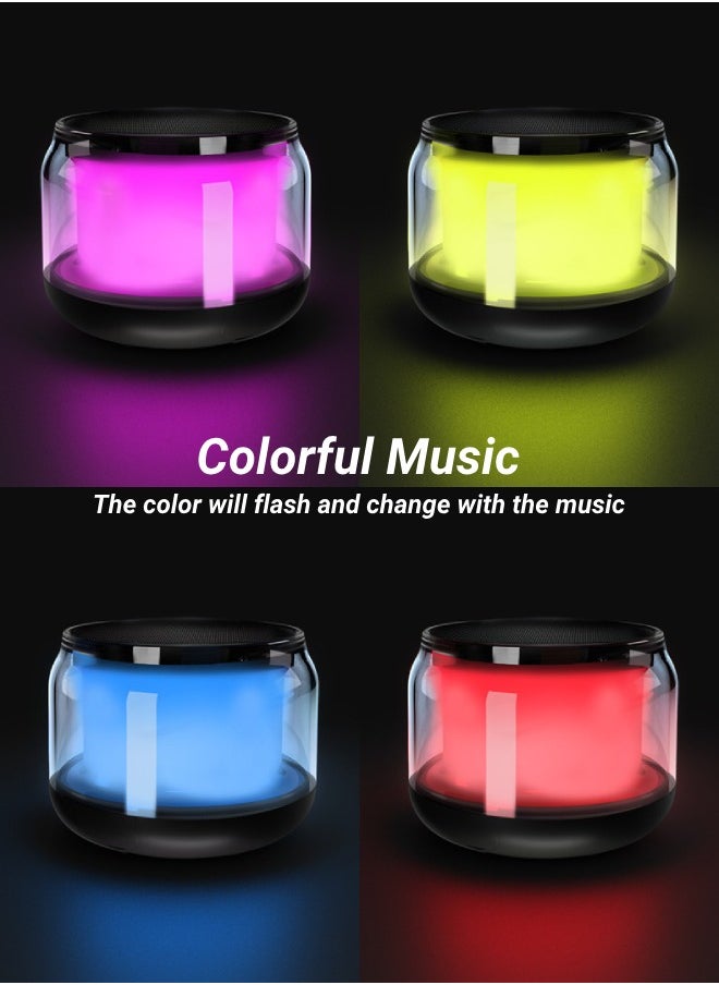 ZHONGXIN - Bluetooth Speaker  Outdoor Portable Super Light Dynamic Color Change Light Show - Image 1