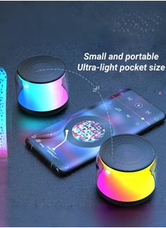 ZHONGXIN Bluetooth Speaker  Outdoor Portable Super Light Dynamic Color Change Light Show  - Image 4