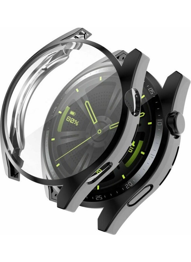 Techmaster Huawei Watch GT3 46MM Silicone Cover Case Screen Protector  - Image 3