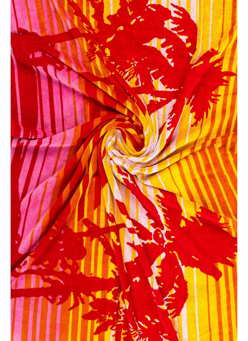 SIGNOOLA Signoola Beach towel Pink Dream Catcher, 100% cotton, Red 90 x 170 cm  - Image 5