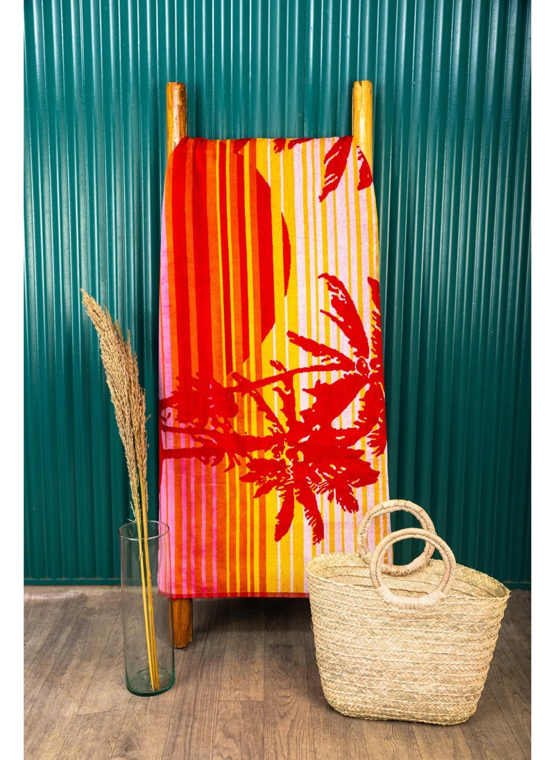 SIGNOOLA Signoola Beach towel Pink Dream Catcher, 100% cotton, Red 90 x 170 cm  - Image 3
