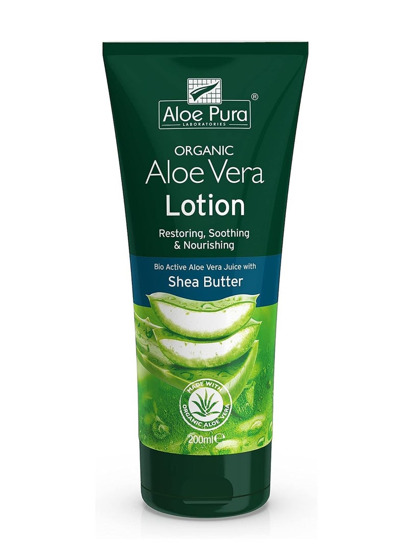 Aloe Pura Aloe Pura Organic Aloe Vera Lotion Shea Butter 200ml
