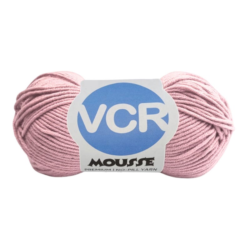 VCR 4ply Bubble Gum Pink Yarn, 100 Grams Hank, 190 Meters Length, Acrylic Ball for Crochet and Knitting, Soft Crosia Threads, Pack of 1 Yarn, Suitable for DIY Crafts - Image 5