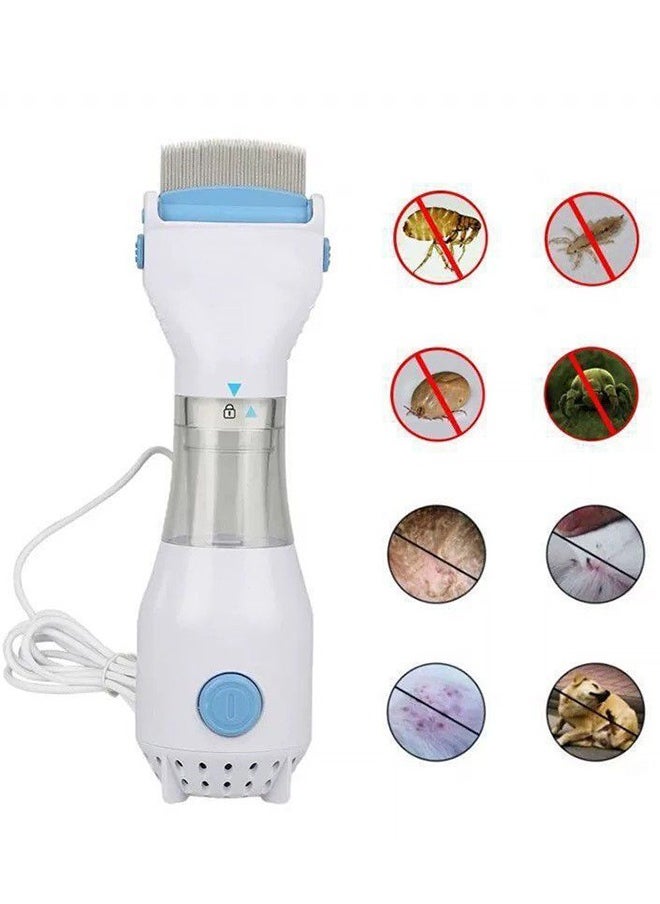 Generic - Electric Flea Comb, Electric Lice Removal Comb,Head Lice Hair Cleaners, Ergonomic & Safe for Kids - Nit Free, Outperforms Traditional Lice Combs - Image 1