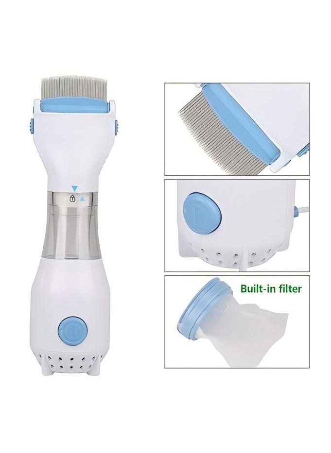 Generic - Electric Flea Comb, Electric Lice Removal Comb,Head Lice Hair Cleaners, Ergonomic & Safe for Kids - Nit Free, Outperforms Traditional Lice Combs - Image 1