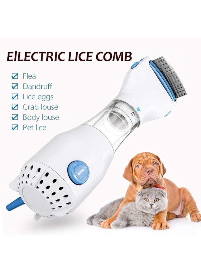 Generic - Electric Flea Comb, Electric Lice Removal Comb,Head Lice Hair Cleaners, Ergonomic & Safe for Kids - Nit Free, Outperforms Traditional Lice Combs - Image 1