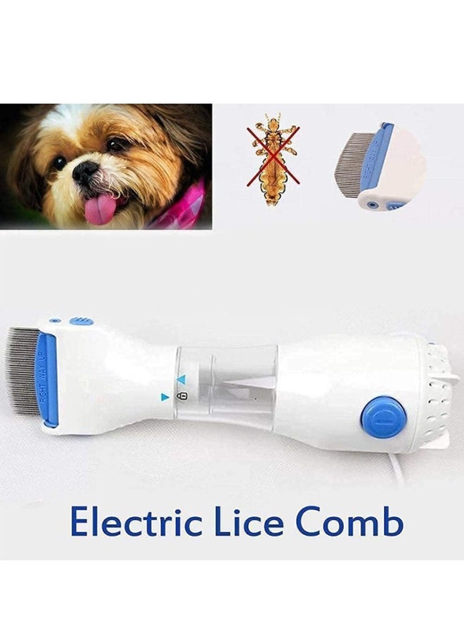 Generic - Electric Flea Comb, Electric Lice Removal Comb,Head Lice Hair Cleaners, Ergonomic & Safe for Kids - Nit Free, Outperforms Traditional Lice Combs - Image 1