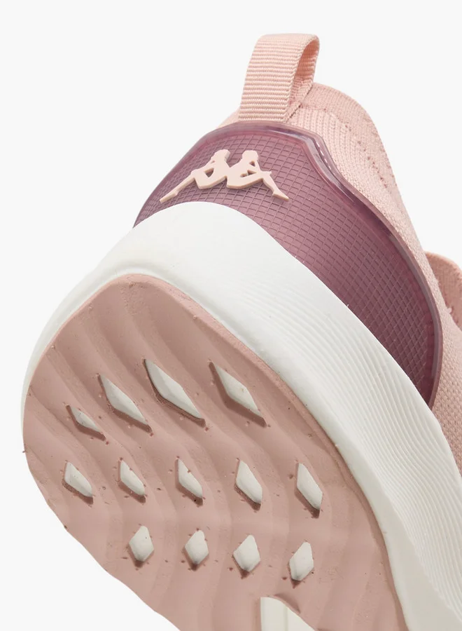 Kappa Women's Textured Sports Shoes with Lace-Up Closure