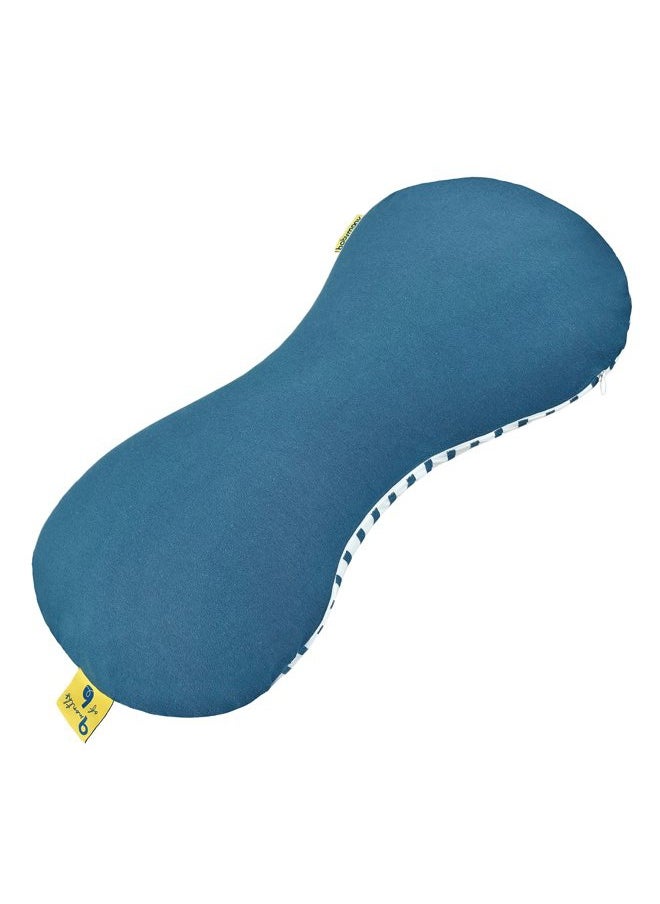 babymoov Mom & Baby Pillow Bundle - Maternity & Nursing Pillow + Cushion Cover (Navy)  - Image 3