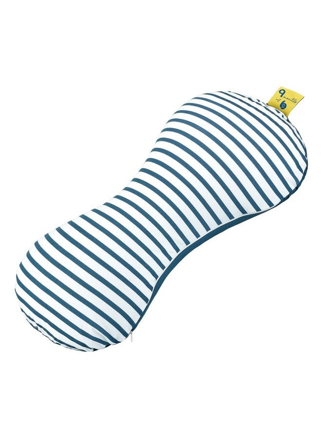 babymoov Mom & Baby Pillow Bundle - Maternity & Nursing Pillow + Cushion Cover (Navy)  - Image 1