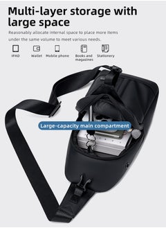 Golden Wolf GXB00737 Casual Shoulder Chest Anti-theft Waterproof Hand CrossBags  - Image 5