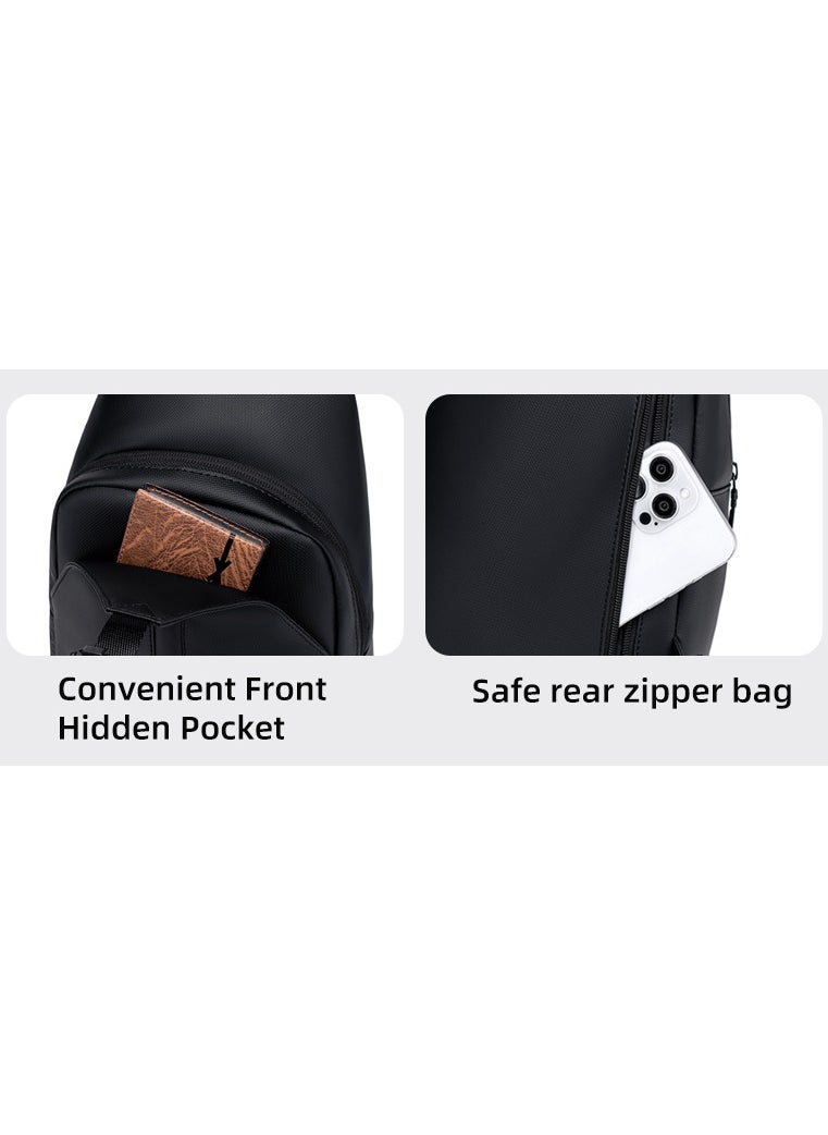 Golden Wolf - GXB00737 Casual Shoulder Chest Anti-theft Waterproof Hand CrossBags - Image 1