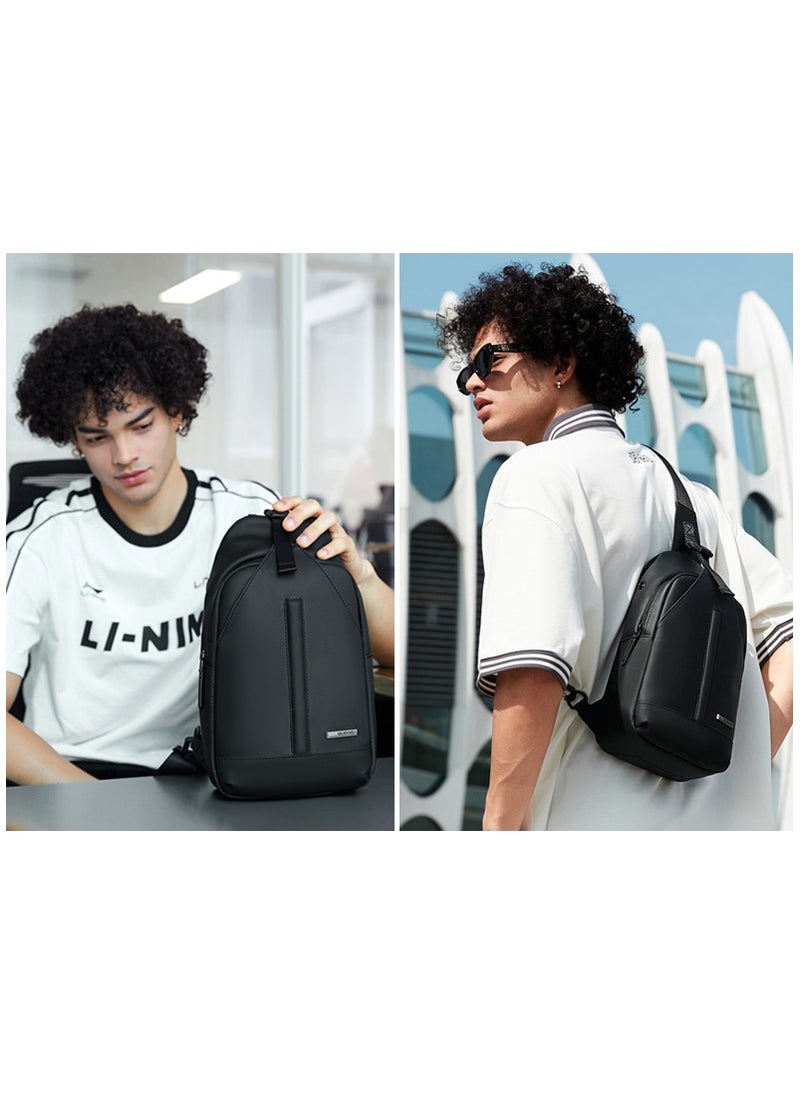 Golden Wolf - GXB00737 Casual Shoulder Chest Anti-theft Waterproof Hand CrossBags - Image 1