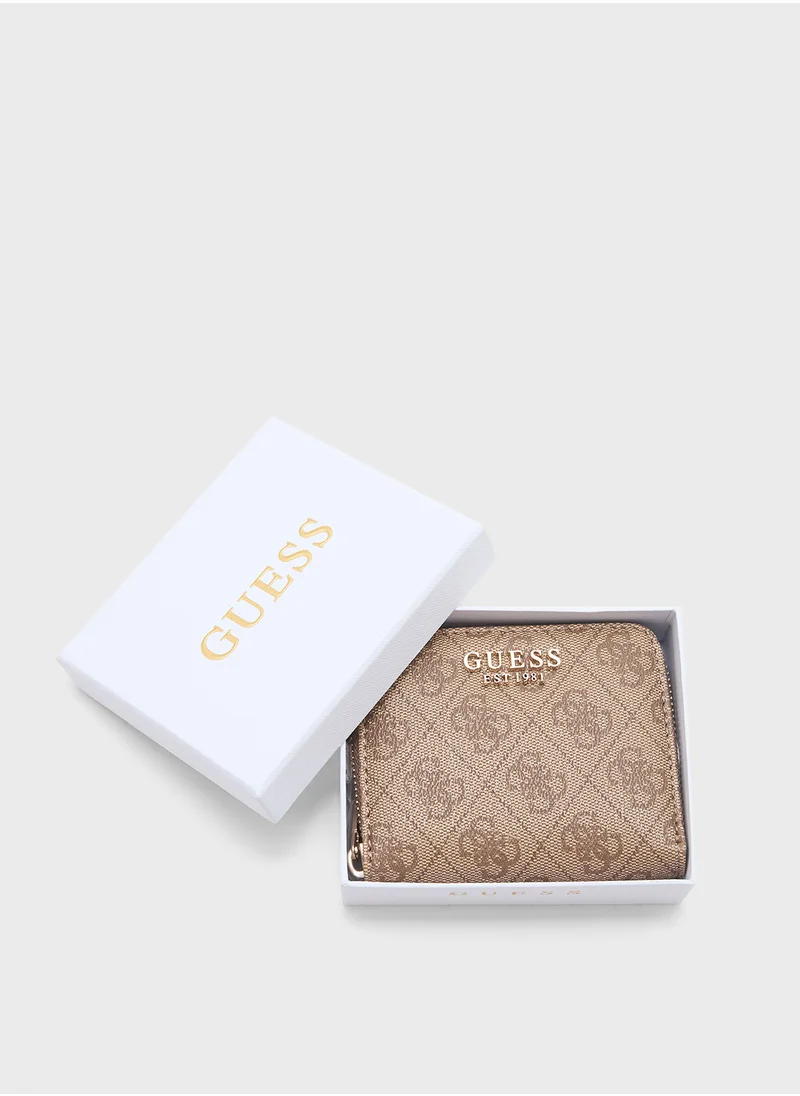 GUESS Laurel Slg Small Zip Around Wallet