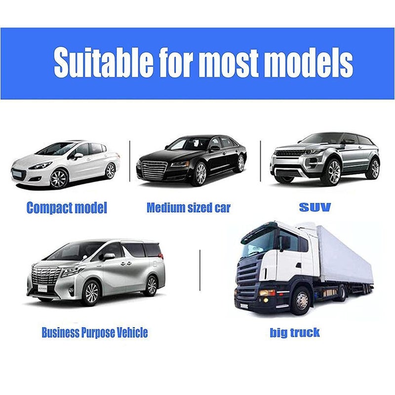 KIMISS Windshield Sun Shade, Car Automatic Retractable Sunshade Windshield Sun Block Visor Shade Curtain Sun (Black 68x125cm) - Image 3