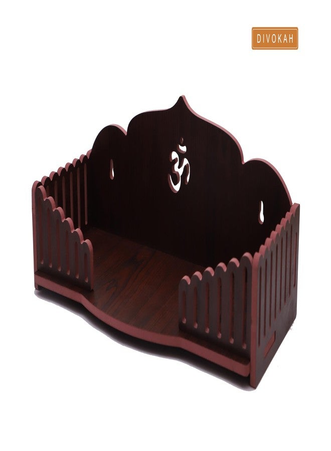 DIVOKAH® MDF Wooden Temple/Wooden chowki/Laddo Gopal Jhula/Swing/God singhasan (8 MM Plywood Thickness) (BR LNGTMP) - Image 5