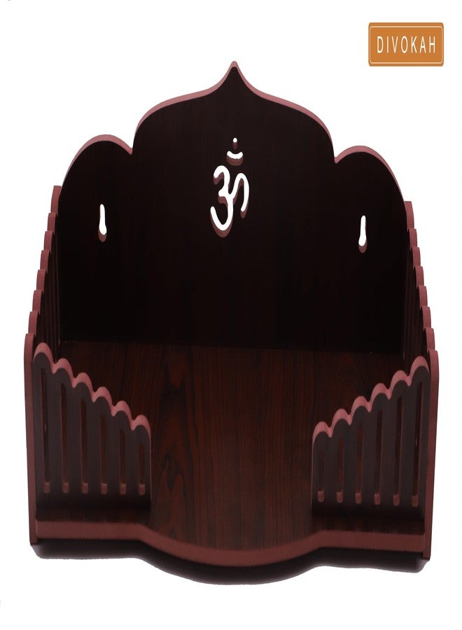 DIVOKAH® MDF Wooden Temple/Wooden chowki/Laddo Gopal Jhula/Swing/God singhasan (8 MM Plywood Thickness) (BR LNGTMP) - Image 3