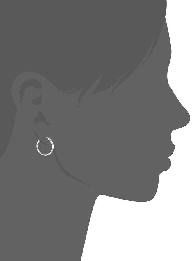 Napier "Classics" Silver-Tone Click Top Set of 3 Hoop Earrings - Image 4