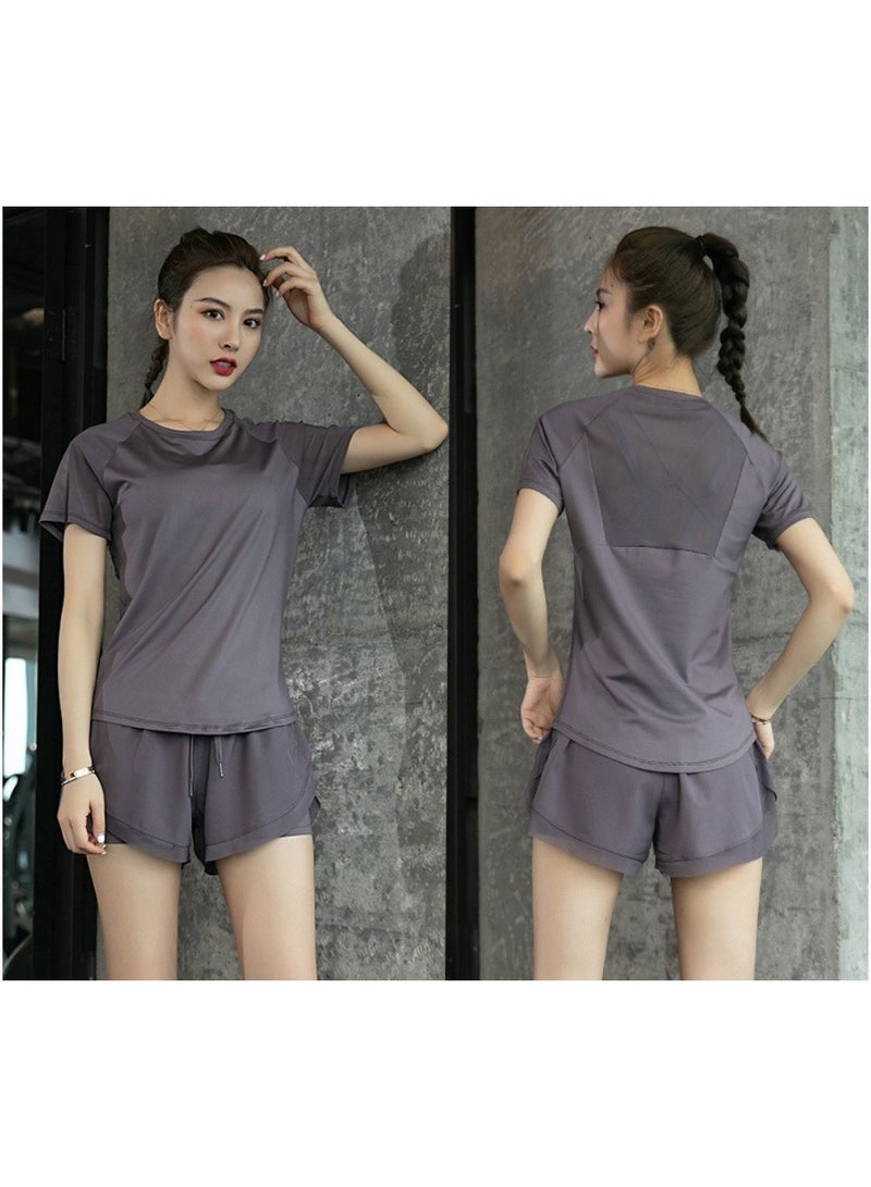 EBMINI New Pilates Yoga Training Fitness Clothing Set