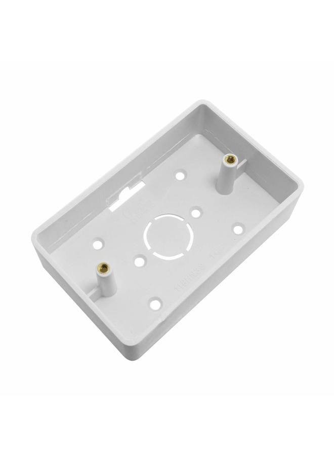 Maxmoral 1-Pack Surface Mounted Switch Socket Backbox with Single Gang Mount Panel - Image 4
