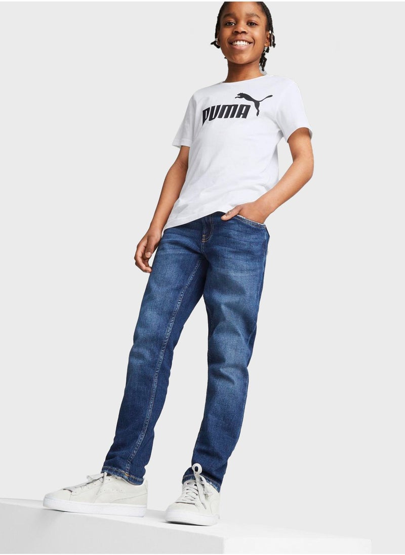 PUMA - Kids Essential Logo T-Shirt - Image 1