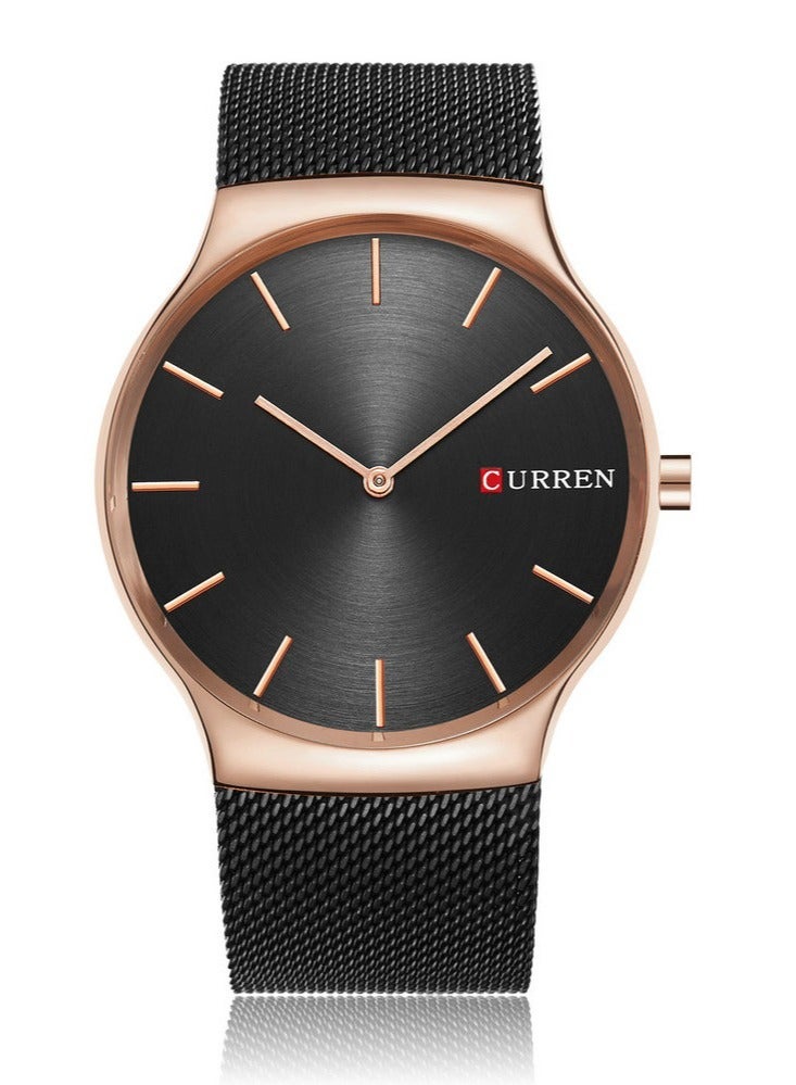 CURREN CURREN 8256 Masculino Luxury Brand Fashion Simple Business Men Watches Full Steel Quartz Men's Wristwatch Montre Homme - Image 1
