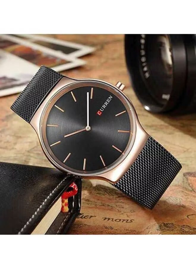CURREN CURREN 8256 Masculino Luxury Brand Fashion Simple Business Men Watches Full Steel Quartz Men's Wristwatch Montre Homme - Image 3