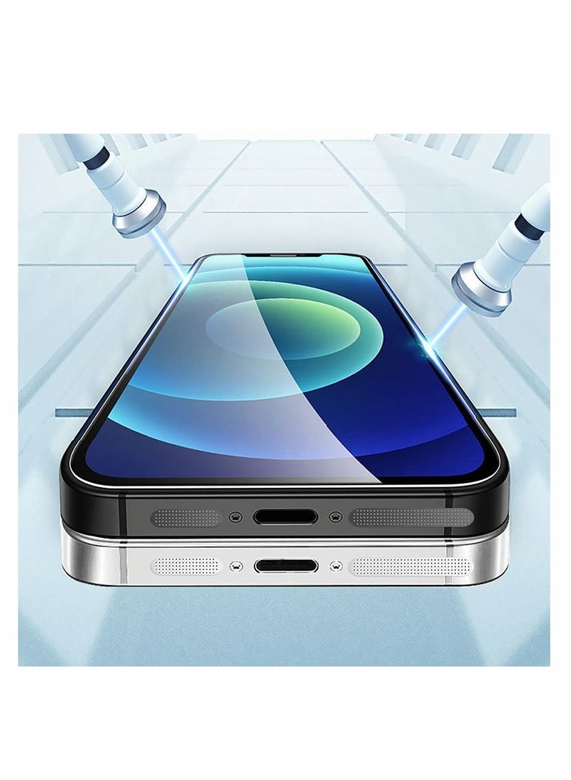 Speaker Mesh Anti Dust Proof Adhesive Sticker Compatible with iPhone Speaker Metal dustproof Sticker (8 Pack) Dust Plugs for iPhone 13/12/12 Pro Max (2pack) (Silver) - Image 4