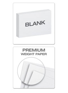 ATKET 100-Piece Plain Index Card White 180gsm Thickness 15x10cm Size  - Image 2